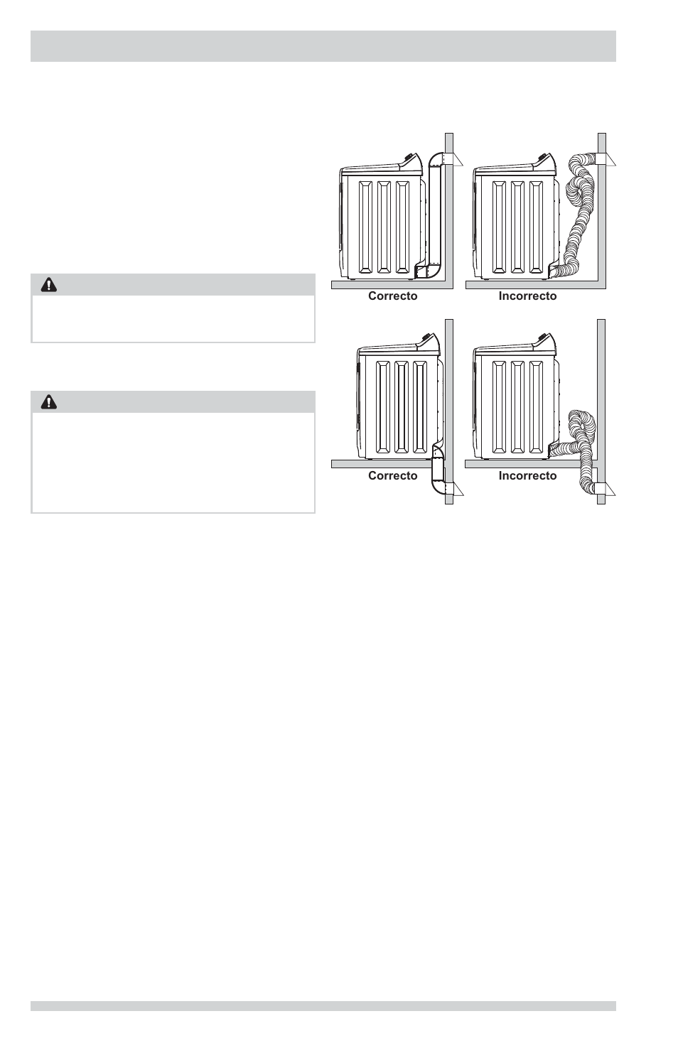 Requisitos de instalación, Advertencia | FRIGIDAIRE FFRG1001PW User Manual | Page 46 / 60