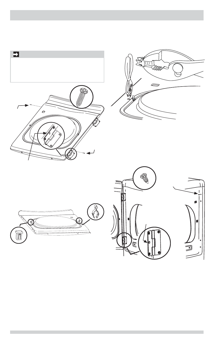 Inversión de la puerta, Importante | FRIGIDAIRE FFRG1001PW User Manual | Page 58 / 60