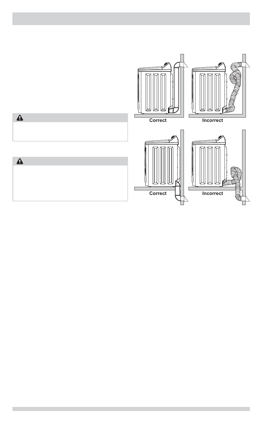 Installation requirements, Warning | FRIGIDAIRE FFRG1001PW User Manual | Page 6 / 60