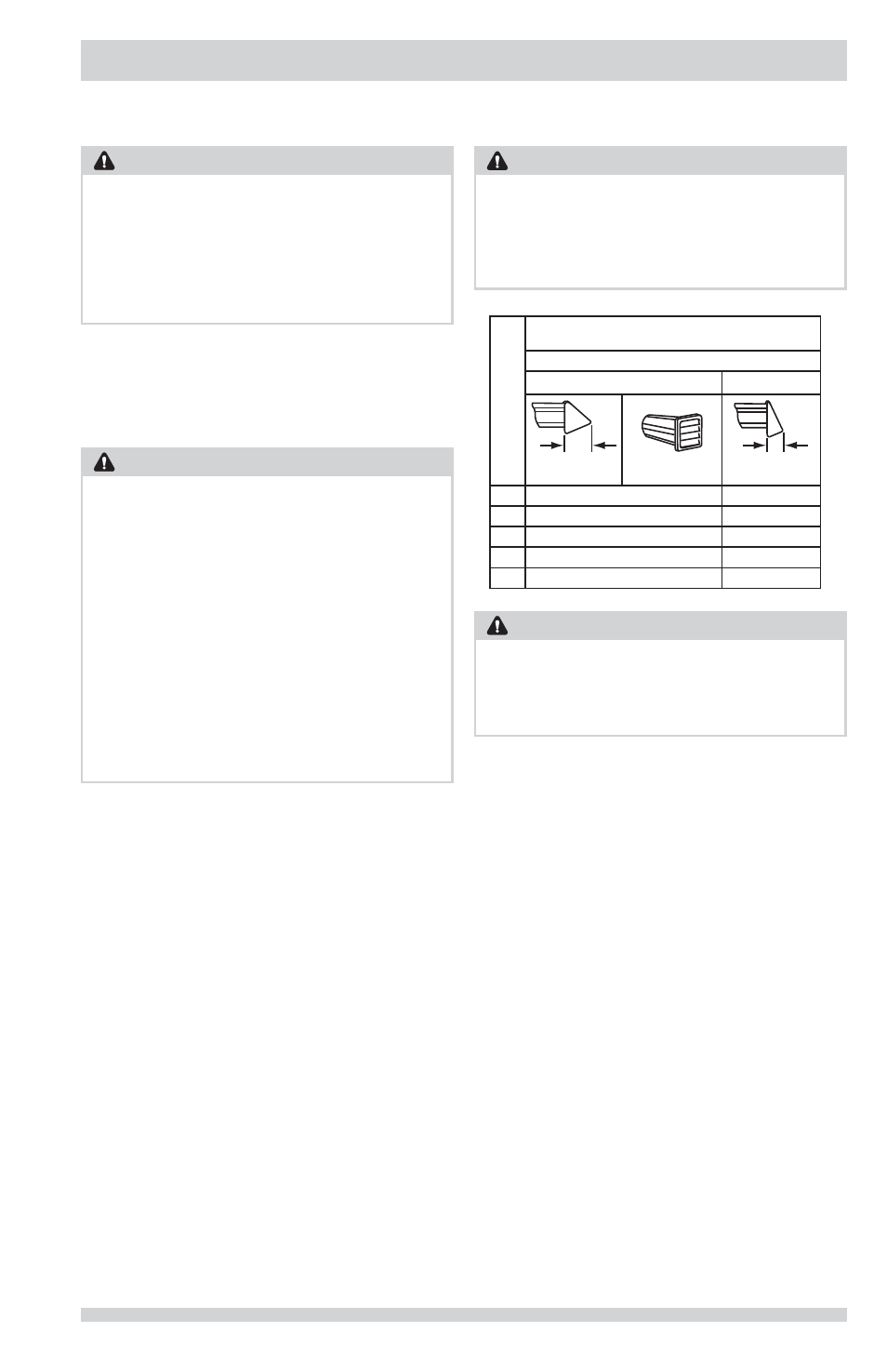Installation requirements, Warning | FRIGIDAIRE FFRG1001PW User Manual | Page 7 / 60