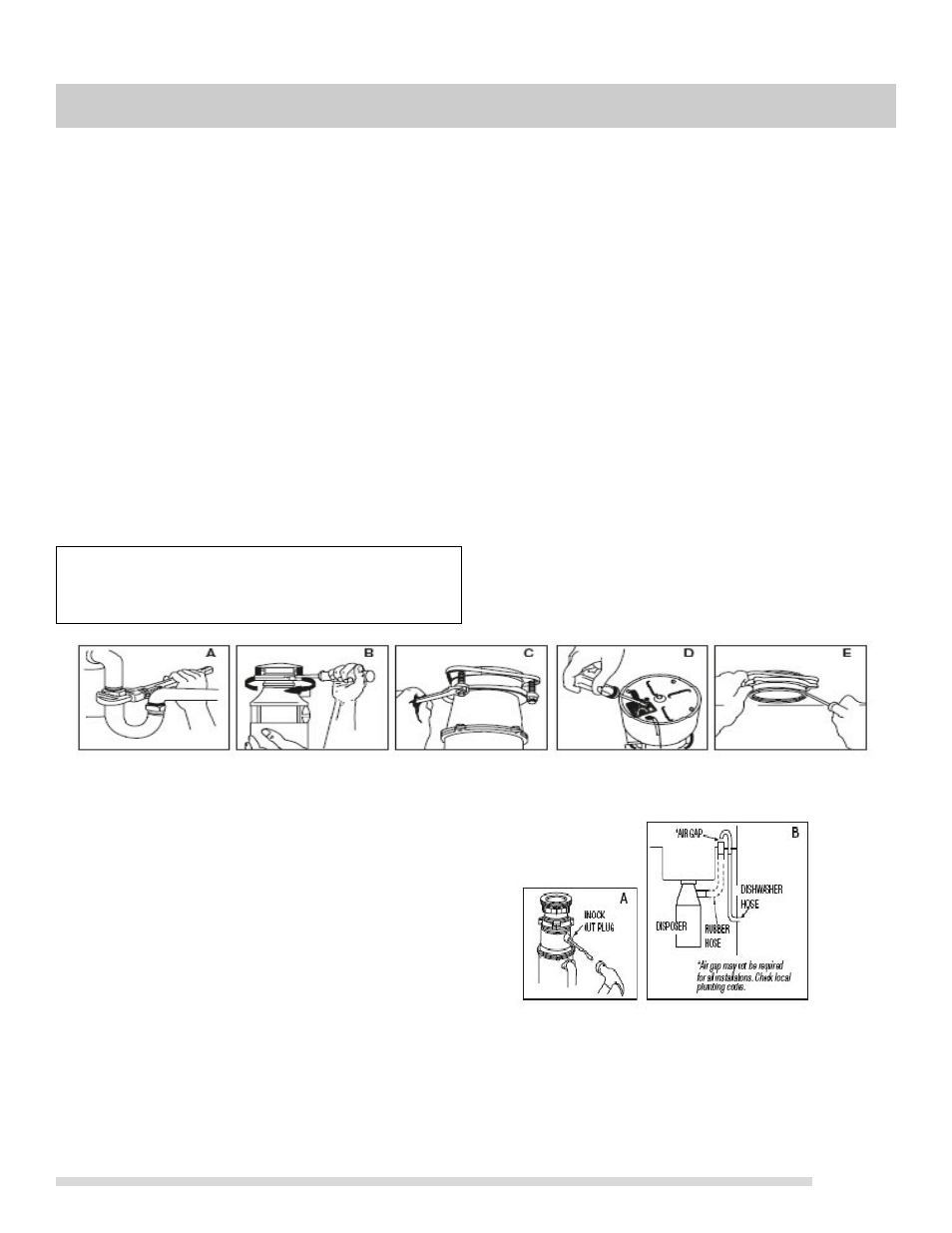 Removal of old unit, Dishwasher connection | FRIGIDAIRE FGDI753DMS User Manual | Page 3 / 12