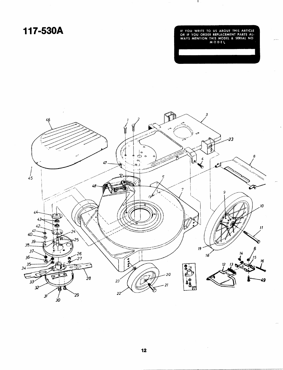 530a | Bolens 117-530A User Manual | Page 12 / 16