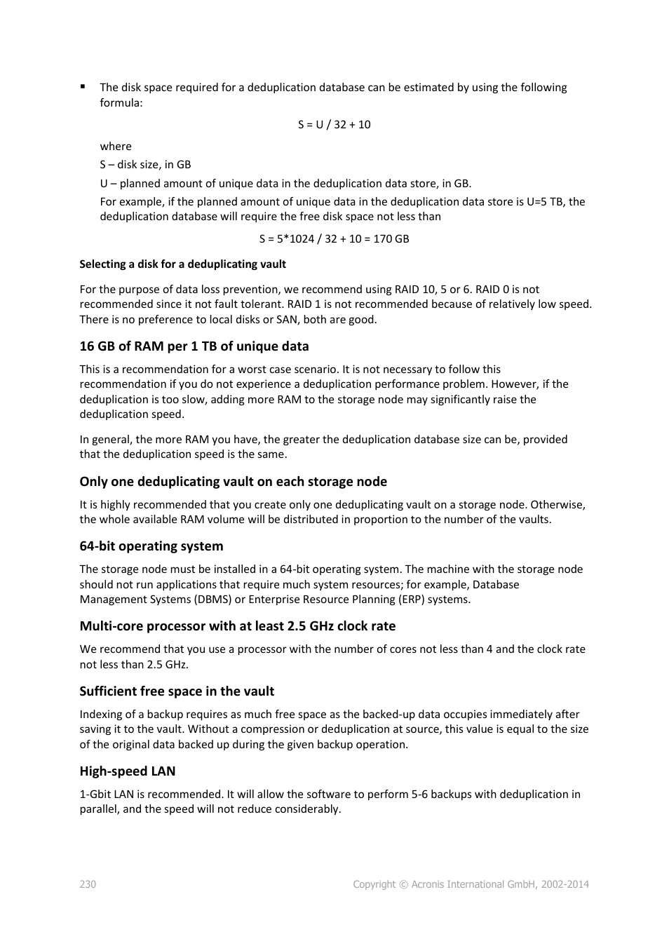 Acronis Backup for Windows Server Essentials - User Guide User Manual | Page 230 / 442