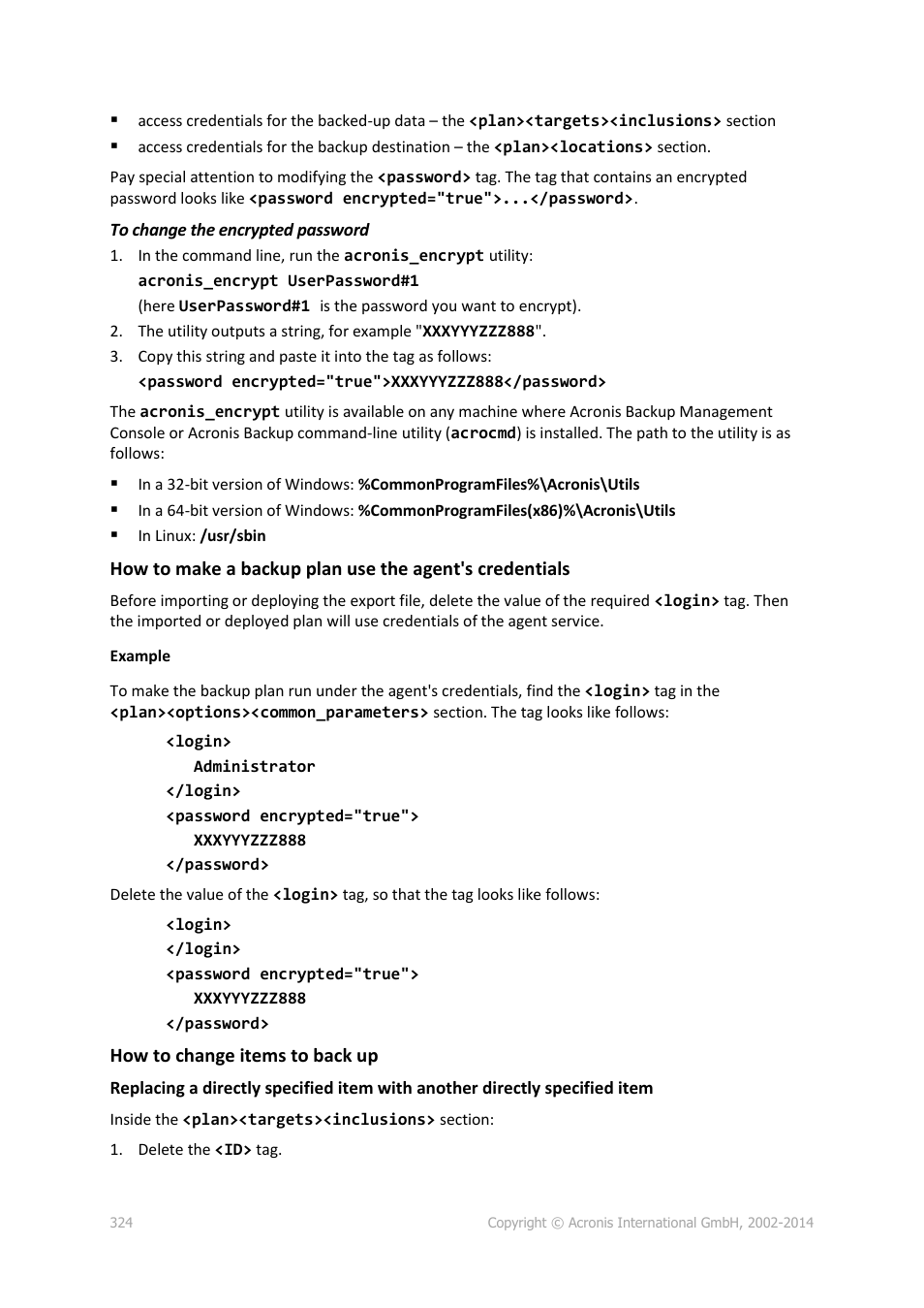 Acronis Backup for Windows Server Essentials - User Guide User Manual | Page 324 / 442