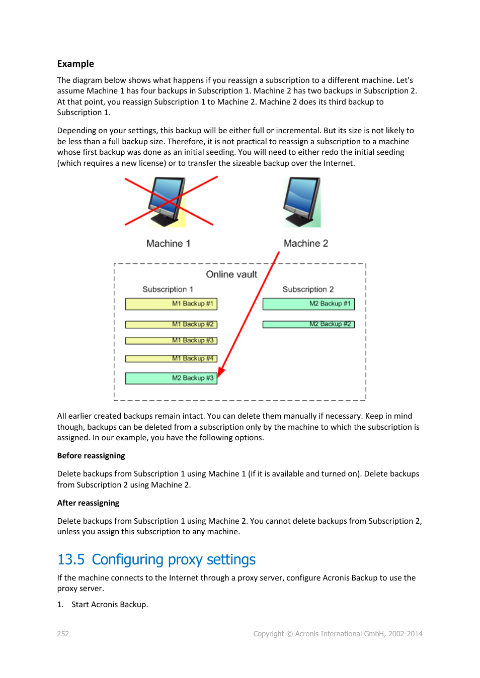 5 configuring proxy settings, Configuring proxy settings | Acronis Backup for Windows Server - User Guide User Manual | Page 252 / 269