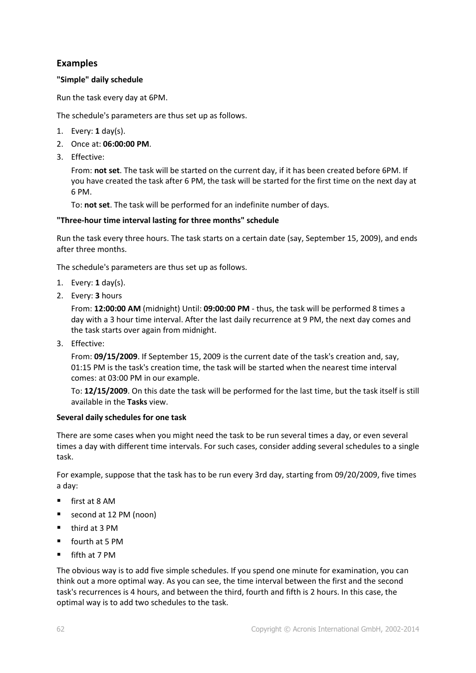 Acronis Backup for Windows Server - User Guide User Manual | Page 62 / 269