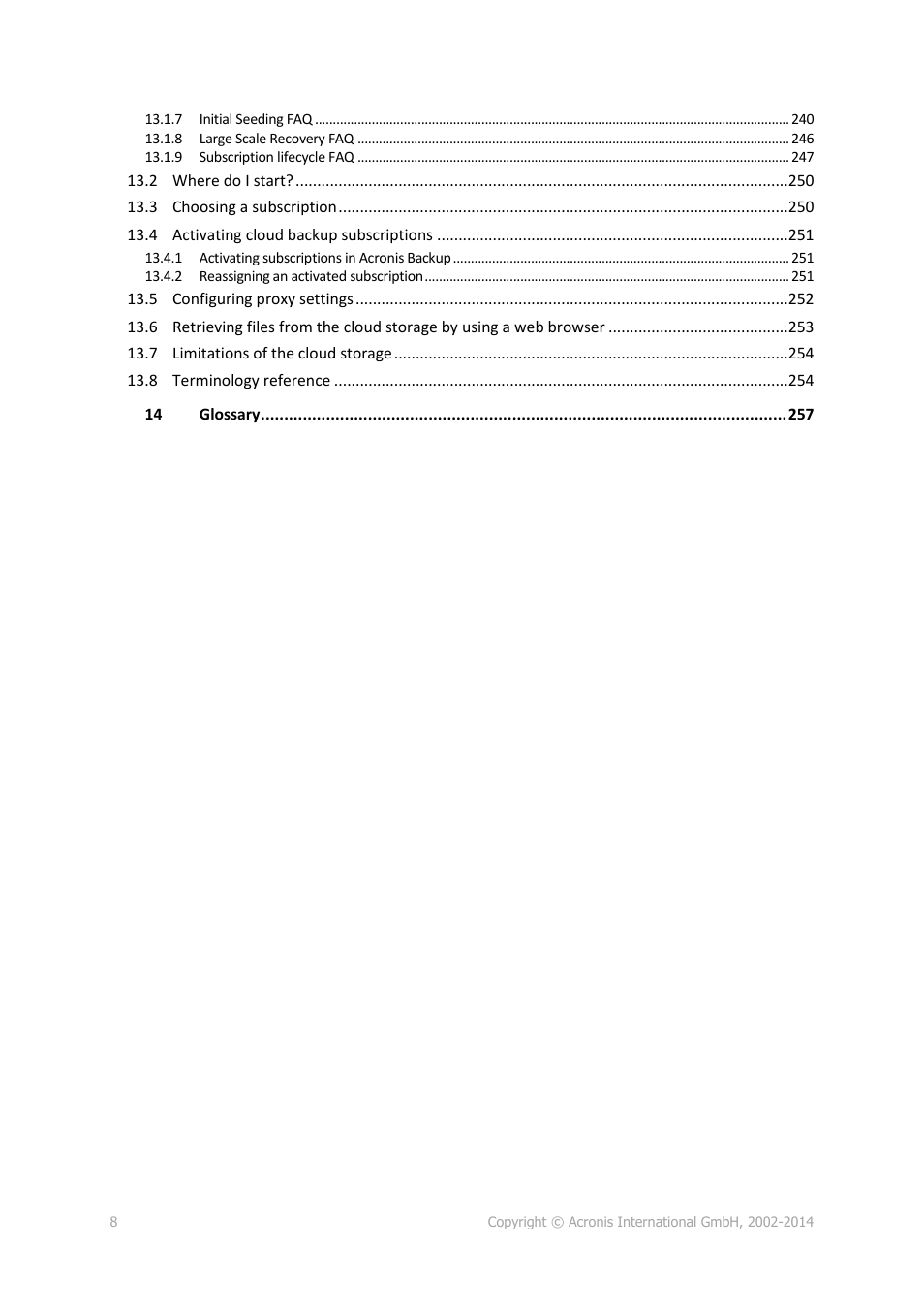 Acronis Backup for Windows Server - User Guide User Manual | Page 8 / 269