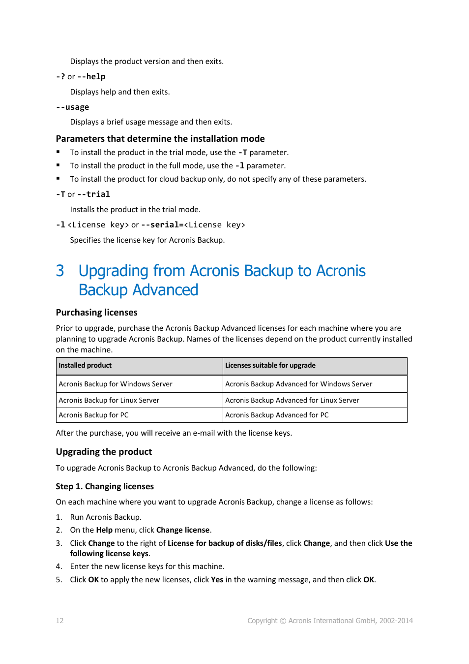 Acronis Backup for Linux Server - Installation Guide User Manual | Page 12 / 14