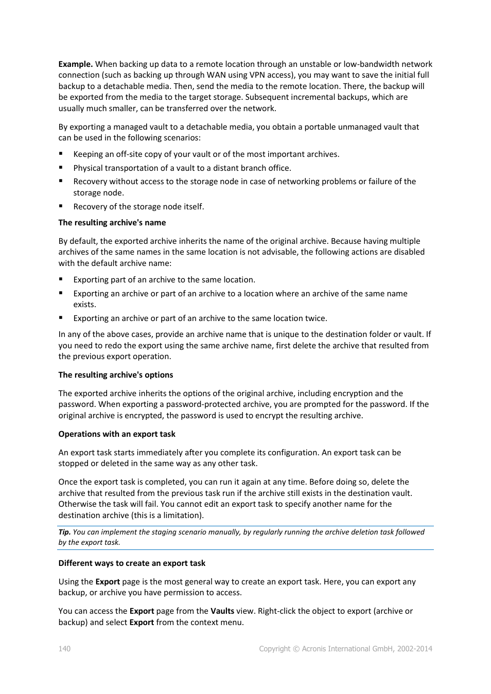 Acronis Backup for Linux Server - User Guide User Manual | Page 140 / 210