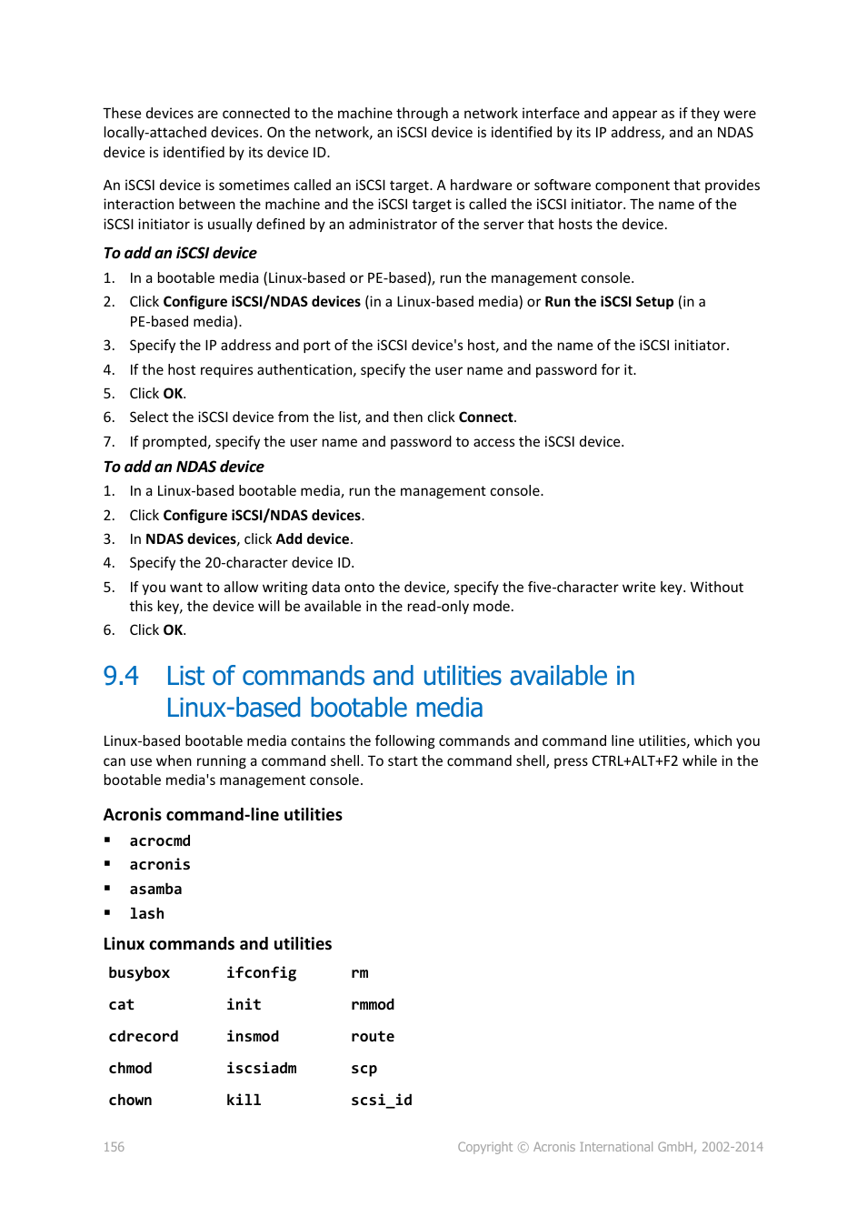 Acronis Backup for Linux Server - User Guide User Manual | Page 156 / 210