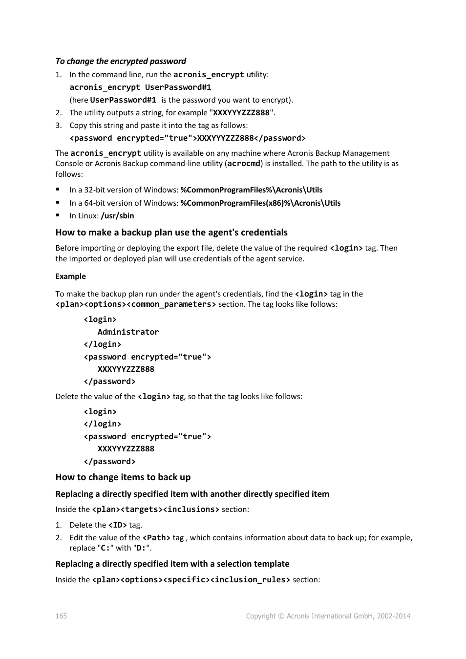 Acronis Backup for Linux Server - User Guide User Manual | Page 165 / 210