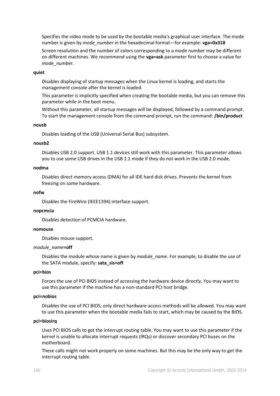Acronis Backup for PC - User Guide User Manual | Page 166 / 243