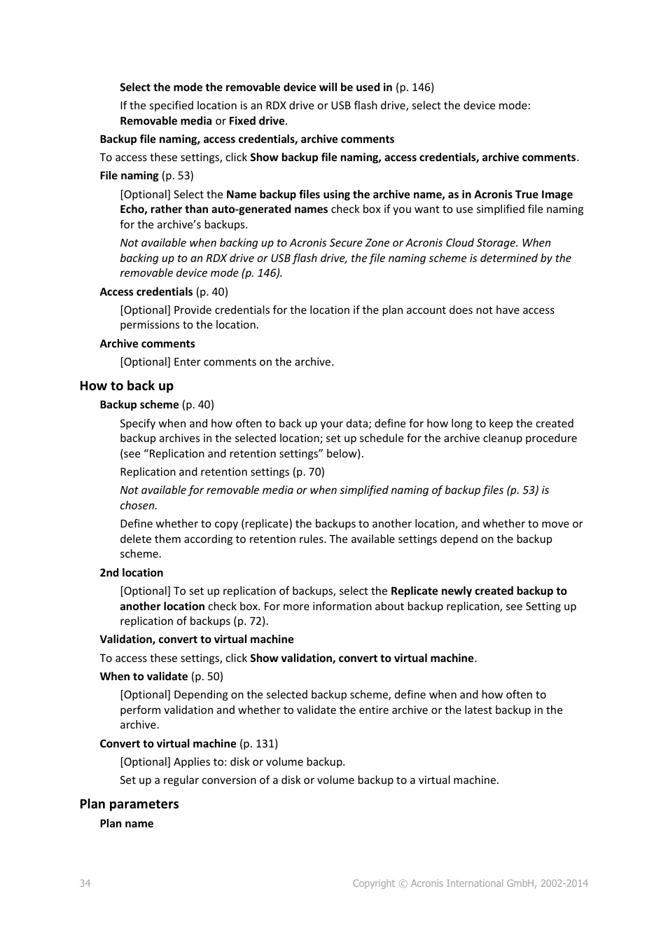 Acronis Backup for PC - User Guide User Manual | Page 34 / 243