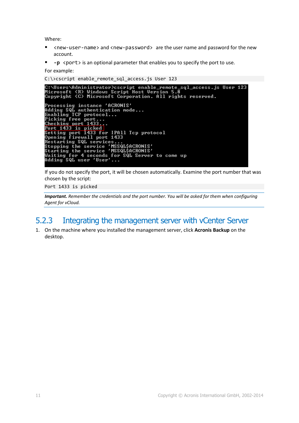 Acronis Backup Advanced for vCloud - Quick Start Guide User Manual | Page 11 / 25
