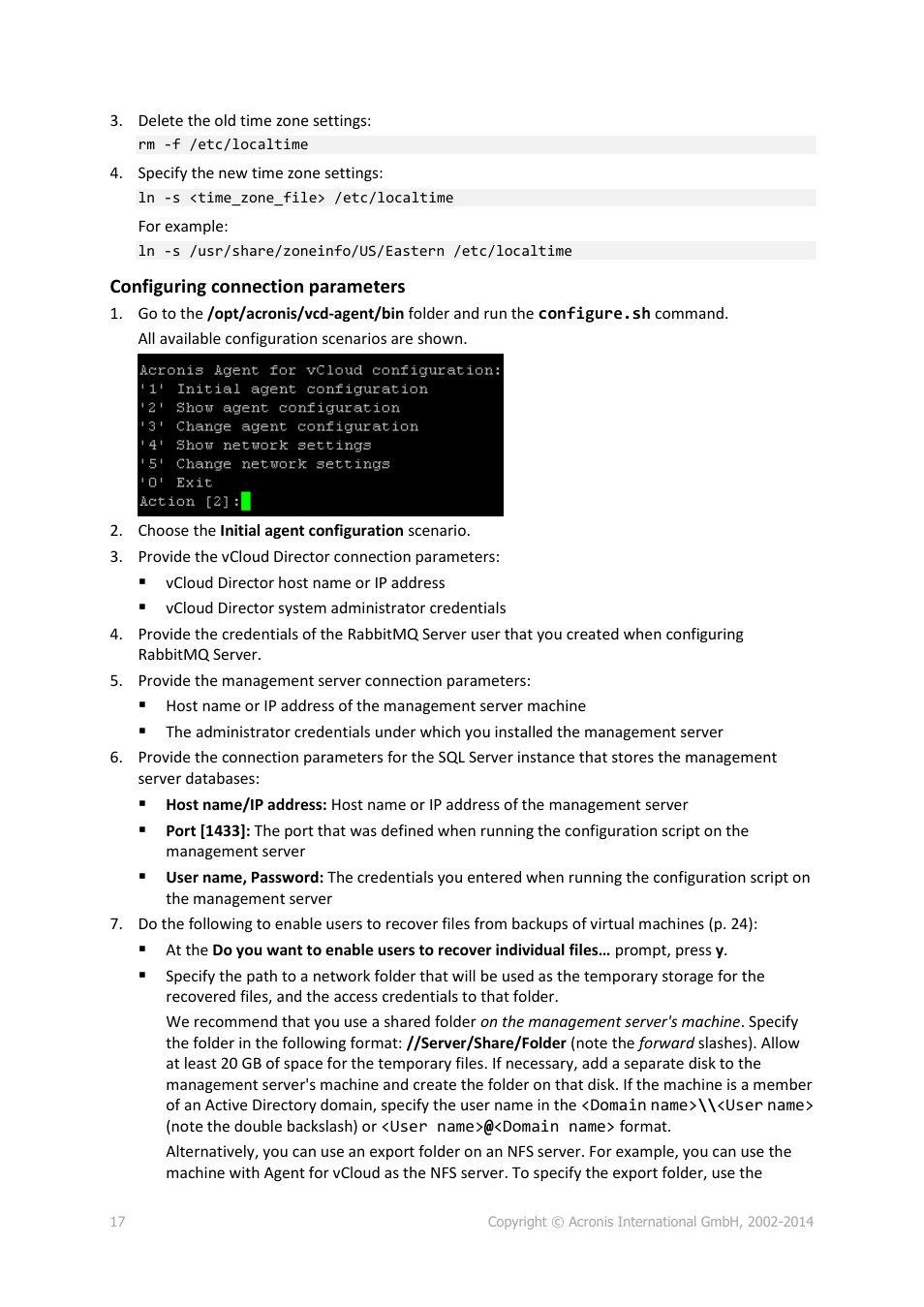 Acronis Backup Advanced for vCloud - Quick Start Guide User Manual | Page 17 / 25