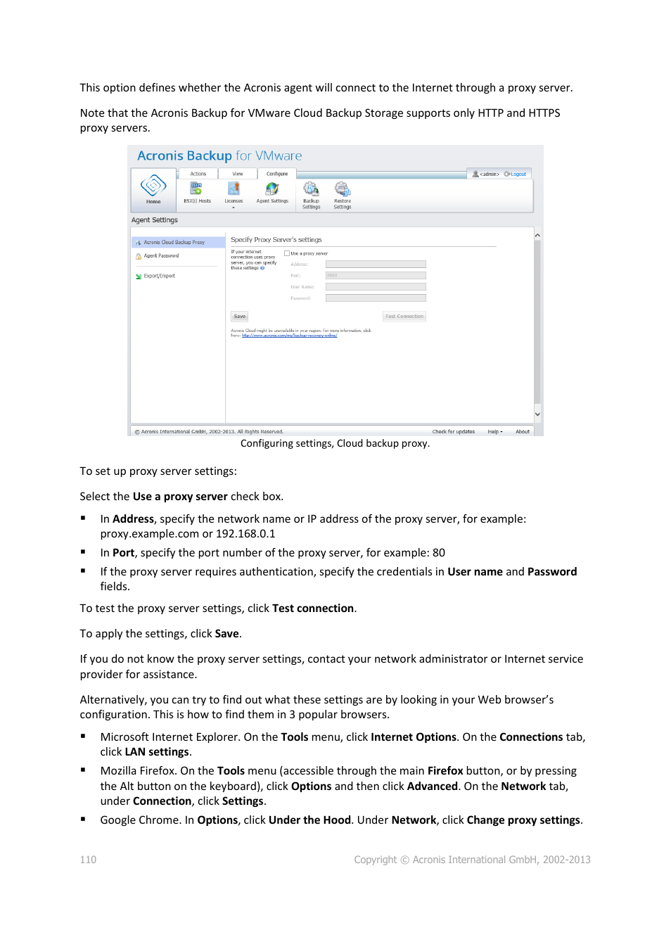 Acronis Backup for VMware 9 - User Guide User Manual | Page 110 / 127