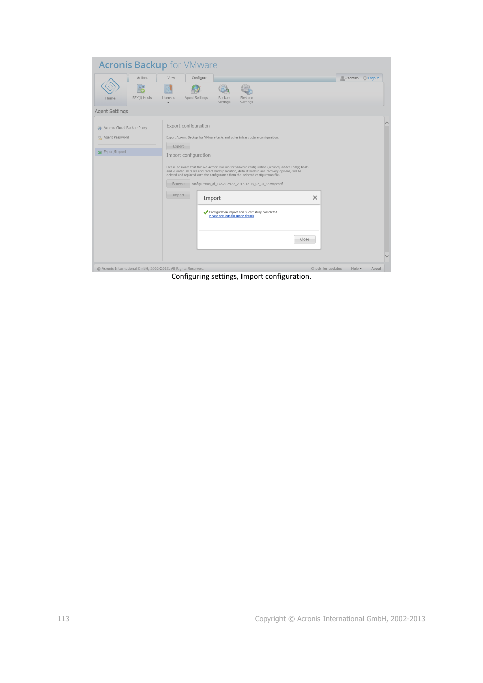 Acronis Backup for VMware 9 - User Guide User Manual | Page 113 / 127
