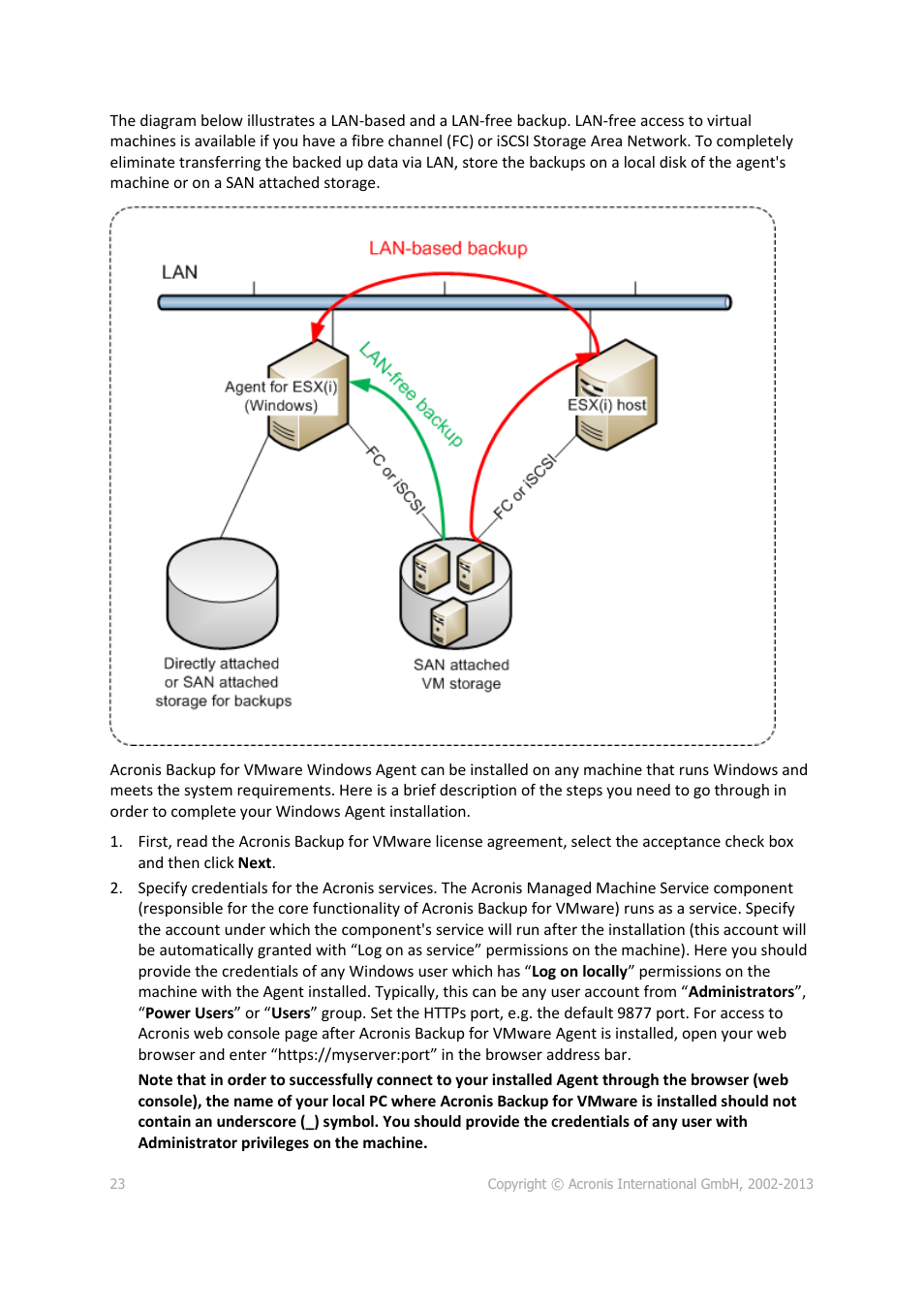 Acronis Backup for VMware 9 - User Guide User Manual | Page 23 / 127