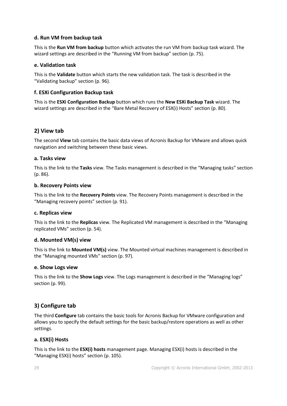 Acronis Backup for VMware 9 - User Guide User Manual | Page 29 / 127