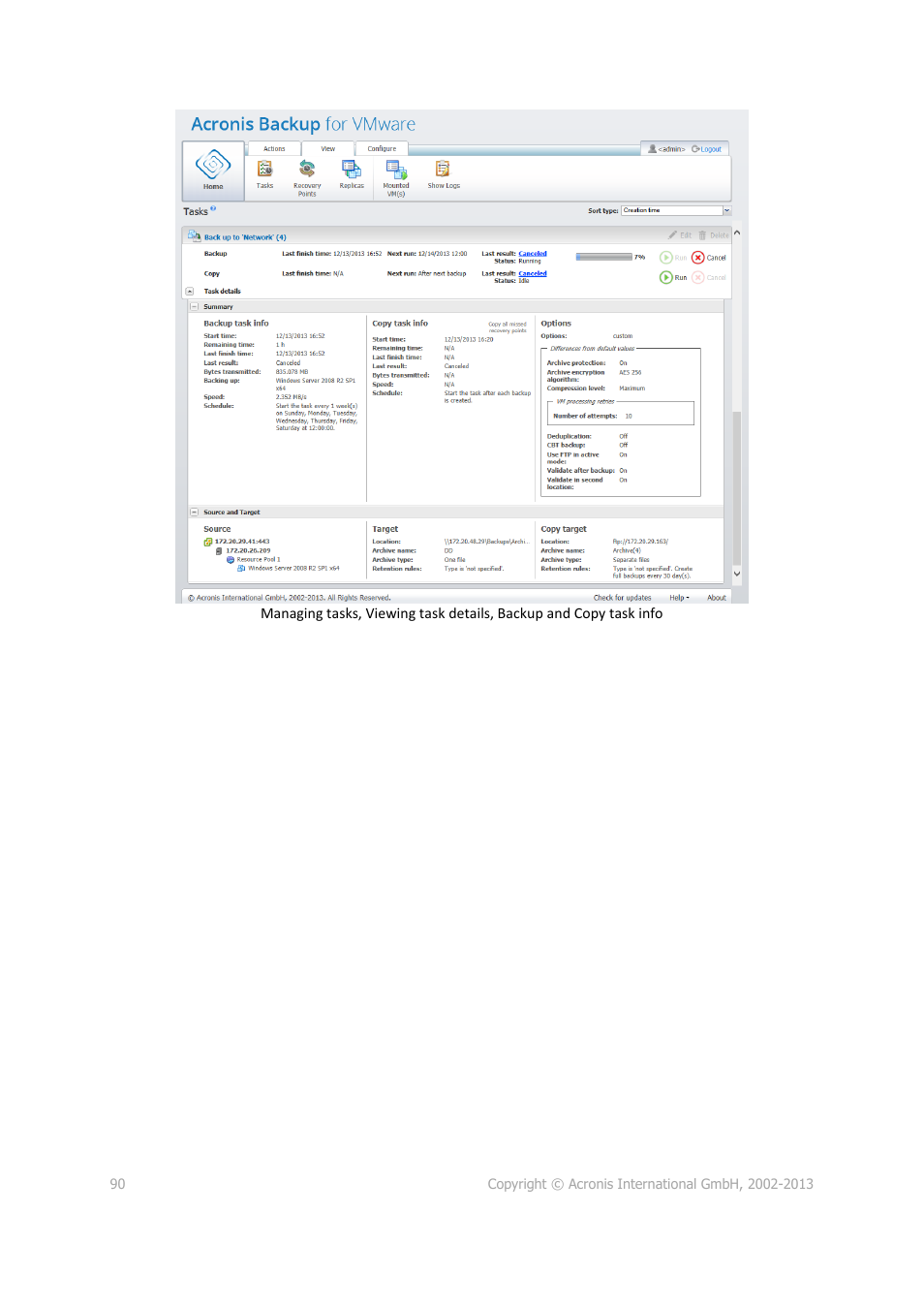 Acronis Backup for VMware 9 - User Guide User Manual | Page 90 / 127
