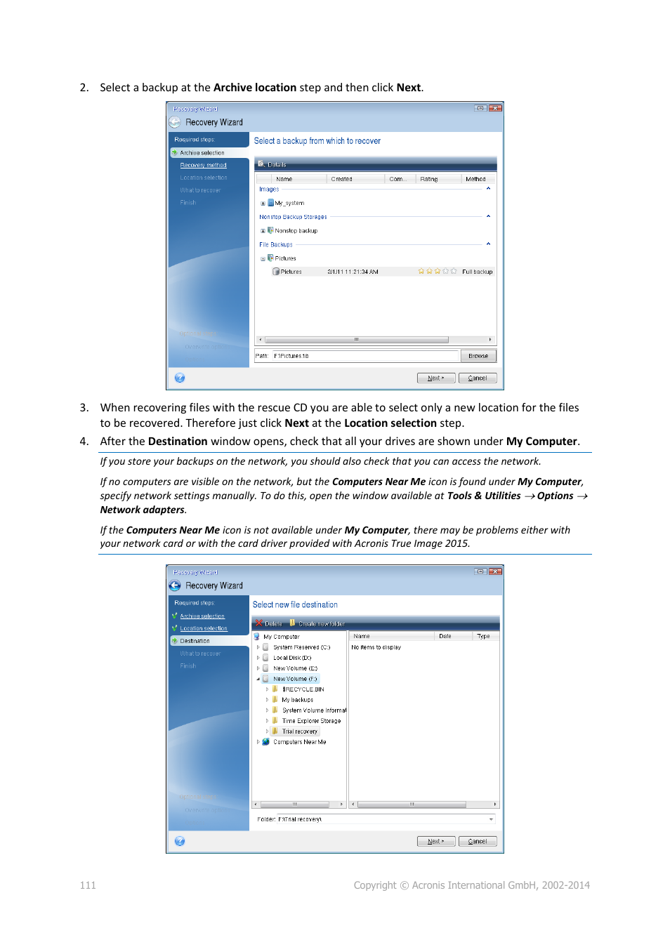 Acronis True Image 2015 - User Guide User Manual | Page 111 / 146