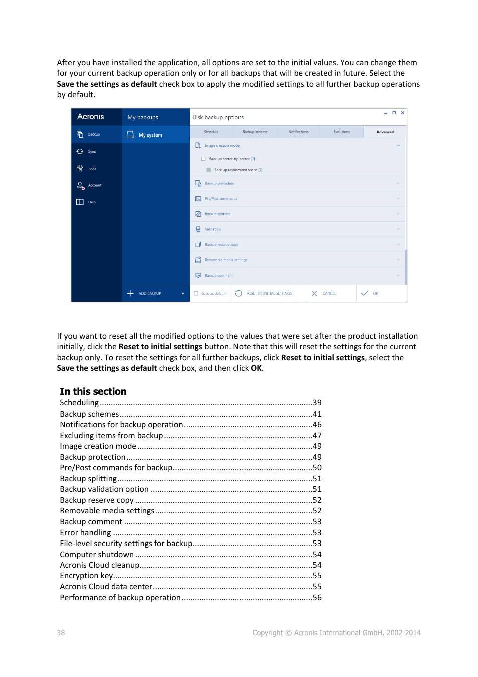 Acronis True Image 2015 - User Guide User Manual | Page 38 / 146