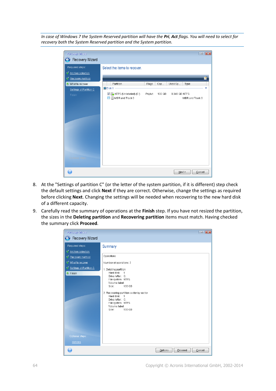 Acronis True Image 2015 - User Guide User Manual | Page 64 / 146