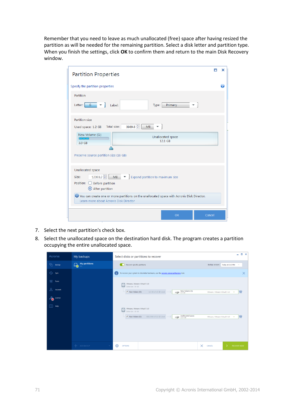 Acronis True Image 2015 - User Guide User Manual | Page 71 / 146