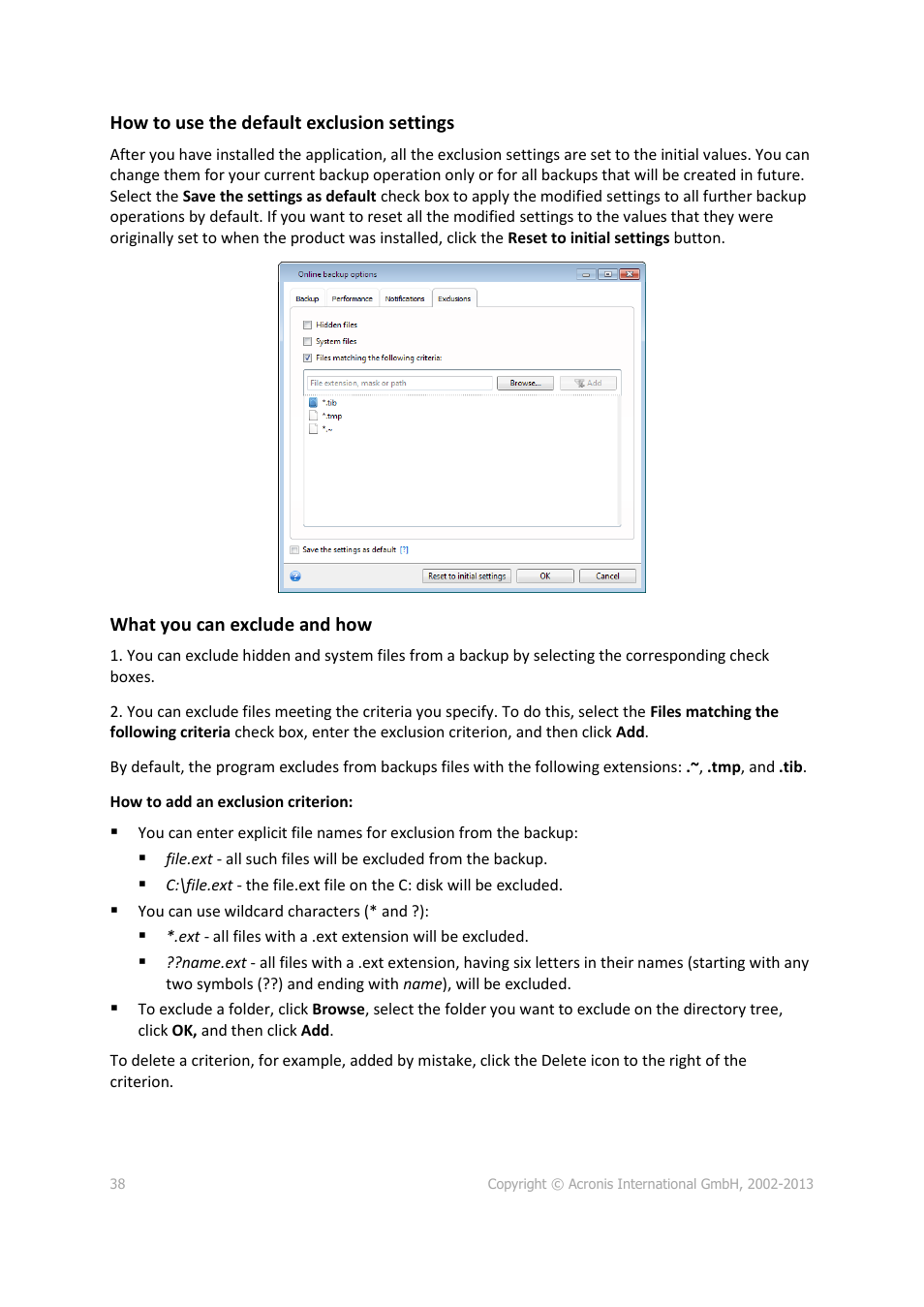 Acronis True Image Lite 2013 by Acronis - User Guide User Manual | Page 38 / 50