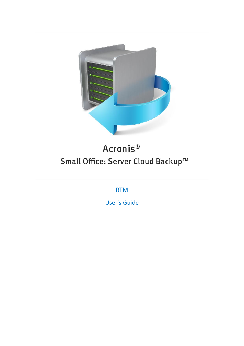 Acronis Server Cloud Backup - User Guide User Manual | 142 pages