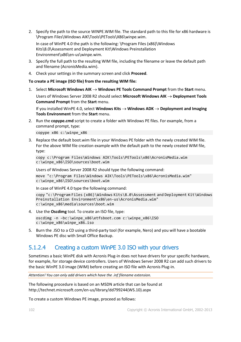 Acronis Server Cloud Backup - User Guide User Manual | Page 102 / 142