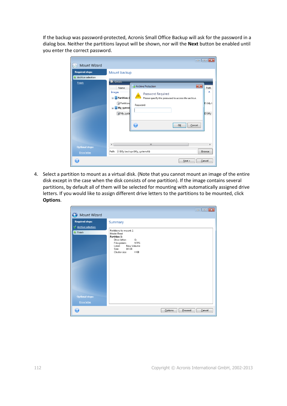 Acronis Server Cloud Backup - User Guide User Manual | Page 112 / 142