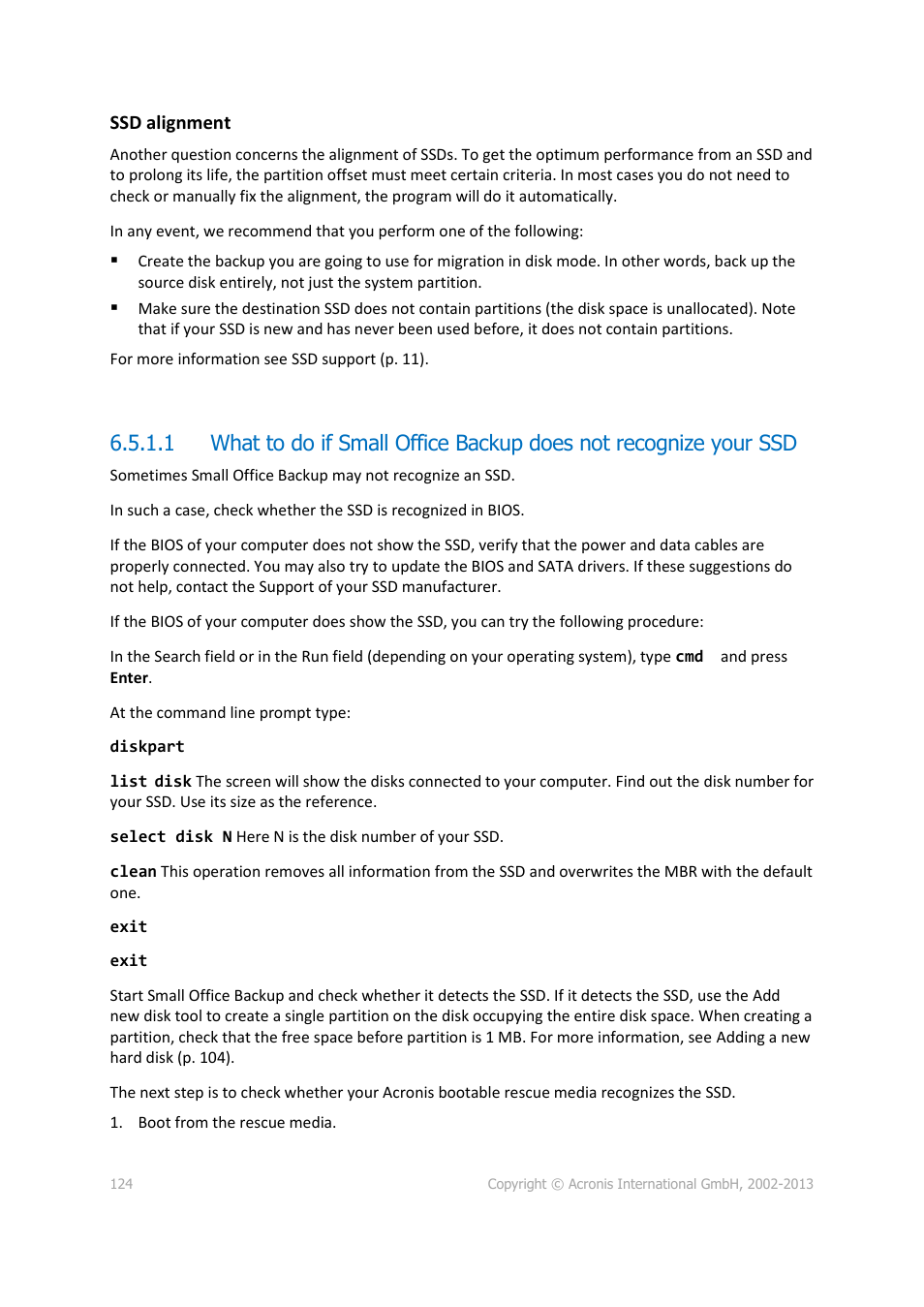 Acronis Server Cloud Backup - User Guide User Manual | Page 124 / 142