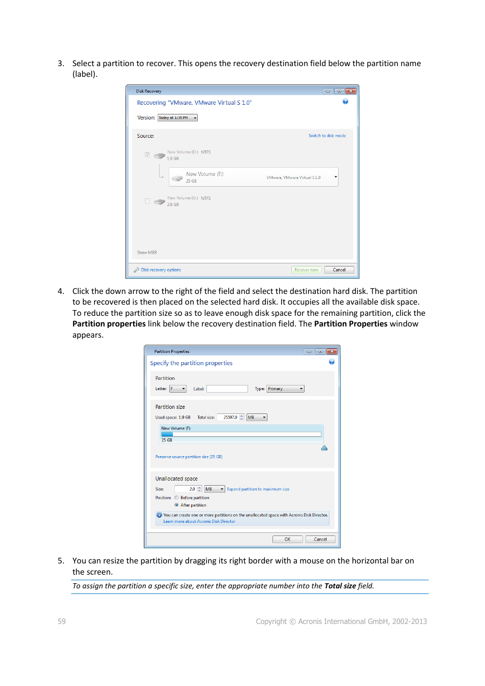 Acronis Server Cloud Backup - User Guide User Manual | Page 59 / 142