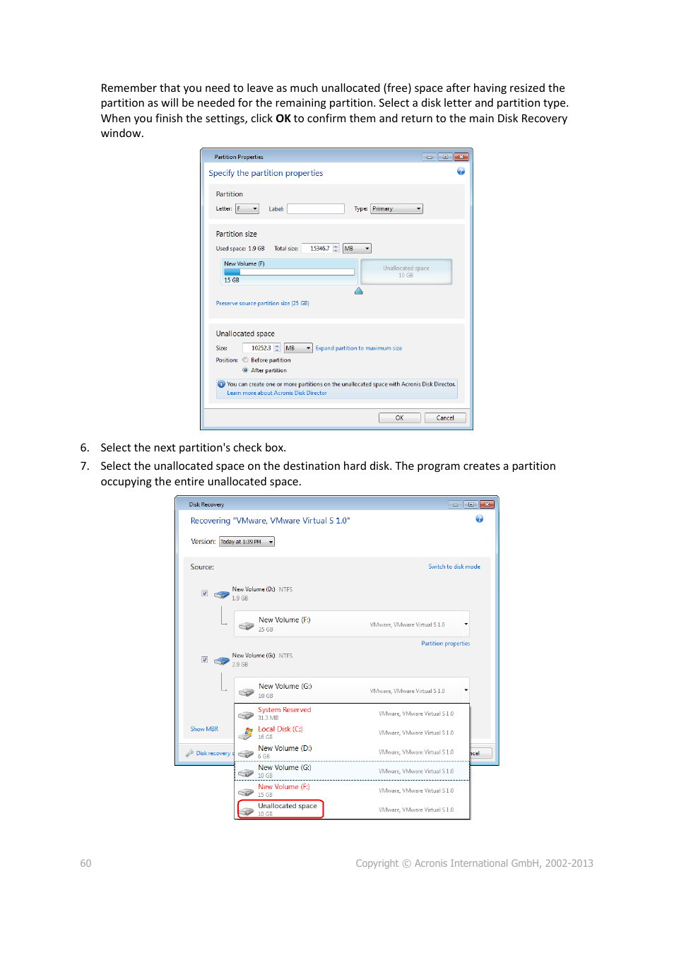 Acronis Server Cloud Backup - User Guide User Manual | Page 60 / 142