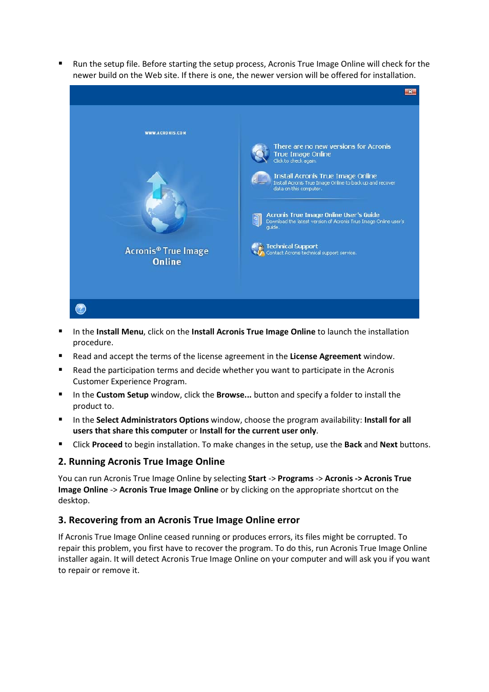 Acronis Cloud - User Guide User Manual | Page 4 / 31
