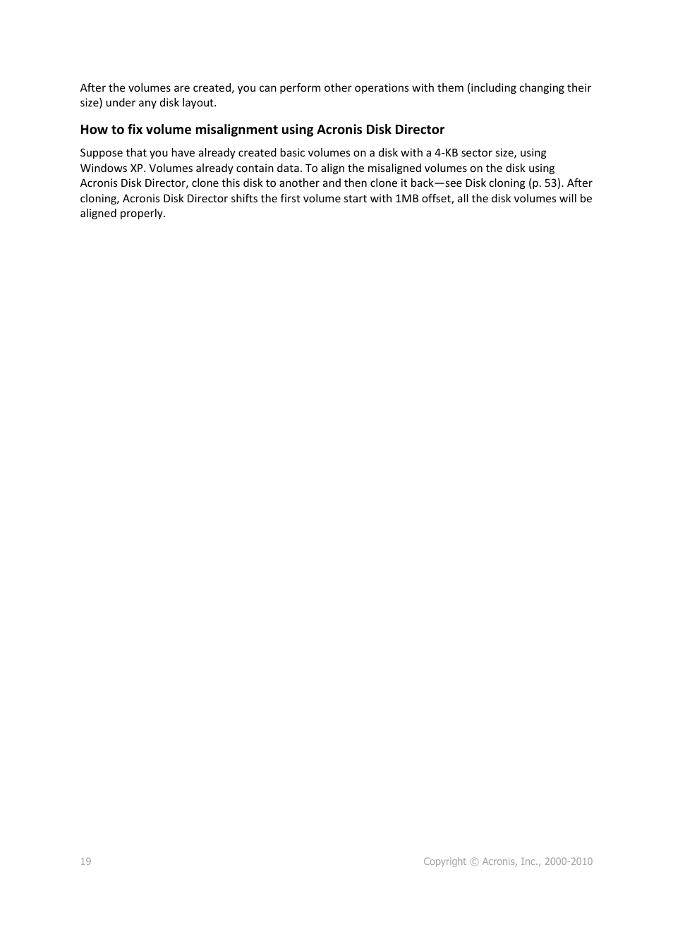 Acronis Disk Director 11 Advanced Workstation - User Guide User Manual | Page 19 / 92
