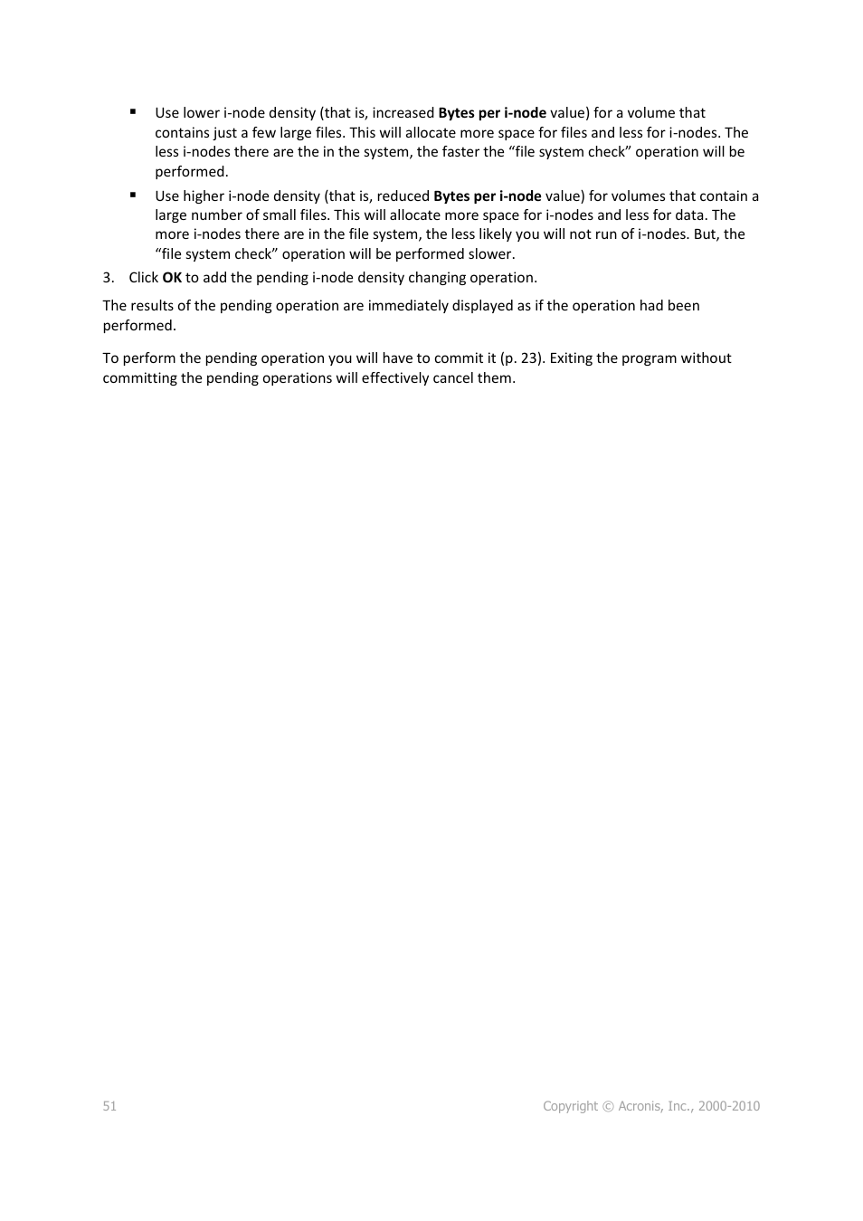 Acronis Disk Director 11 Advanced Workstation - User Guide User Manual | Page 51 / 92