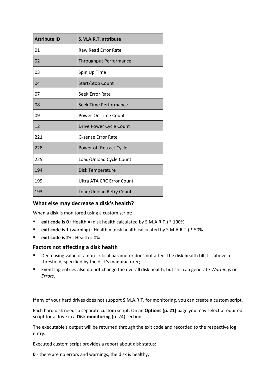 Using custom script, 5 using custom script | Acronis Drive Monitor - User Guide User Manual | Page 13 / 25