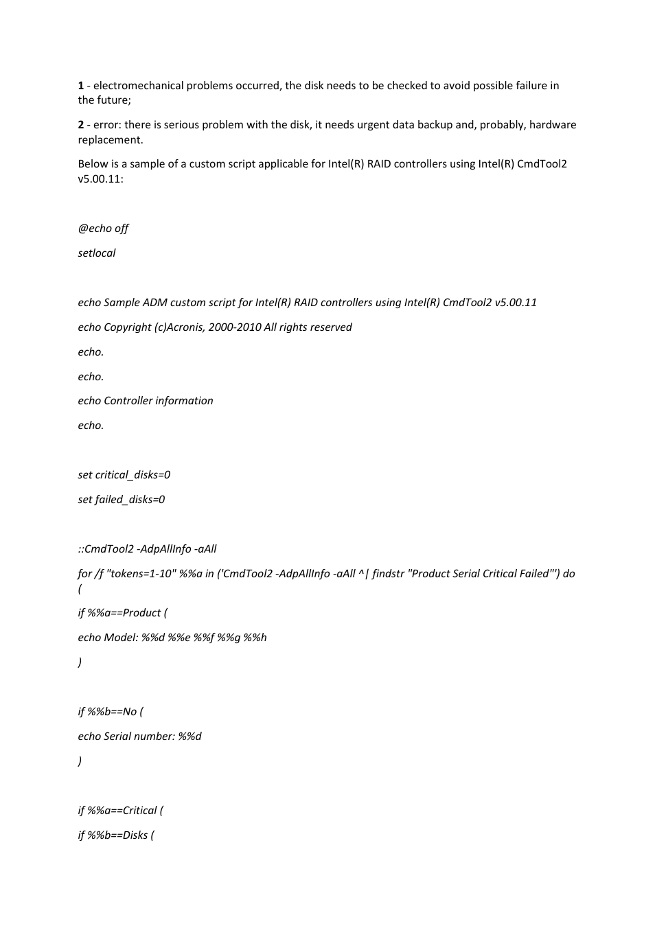 Acronis Drive Monitor - User Guide User Manual | Page 14 / 25
