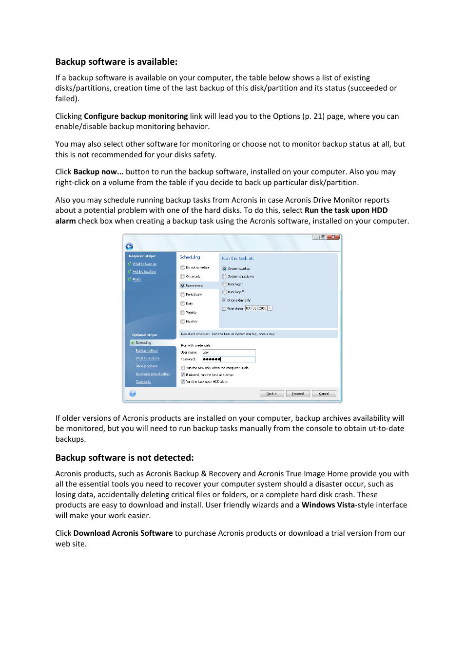 Acronis Drive Monitor - User Guide User Manual | Page 18 / 25