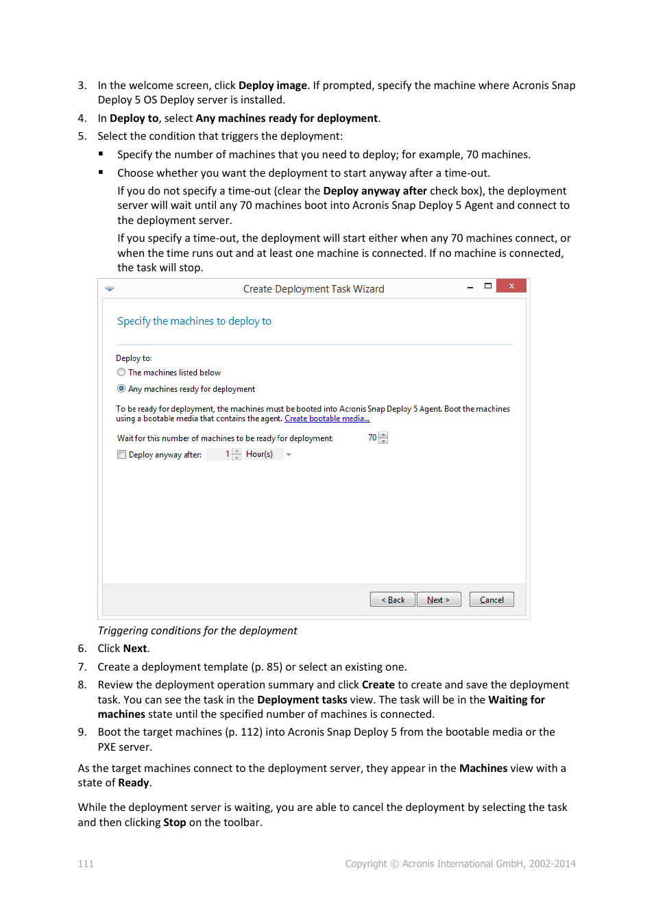 Acronis Snap Deploy 5 - User Guide User Manual | Page 111 / 146
