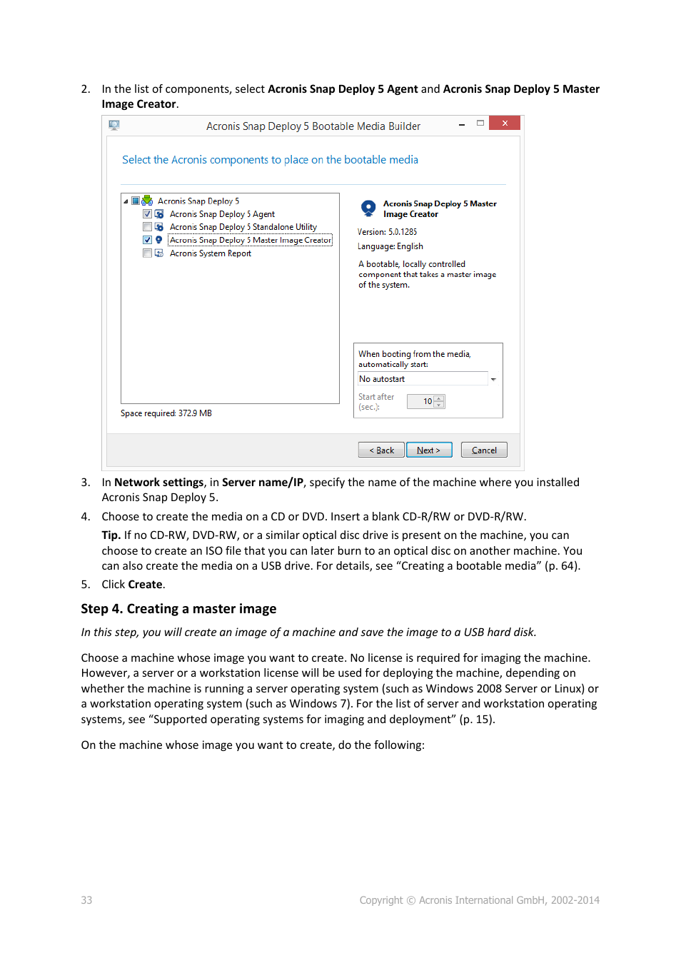 Acronis Snap Deploy 5 - User Guide User Manual | Page 33 / 146