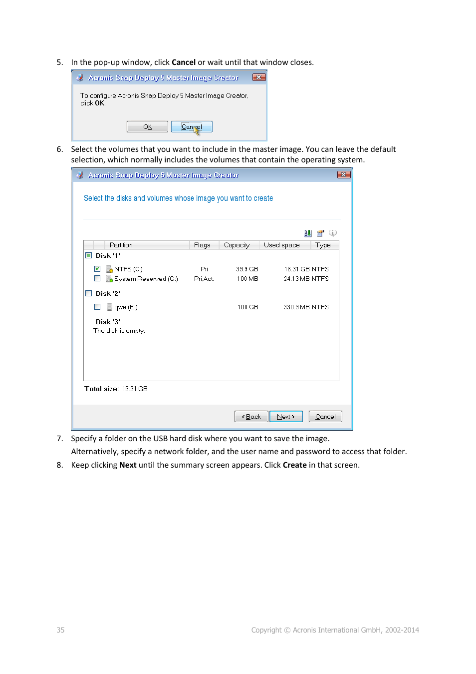 Acronis Snap Deploy 5 - User Guide User Manual | Page 35 / 146