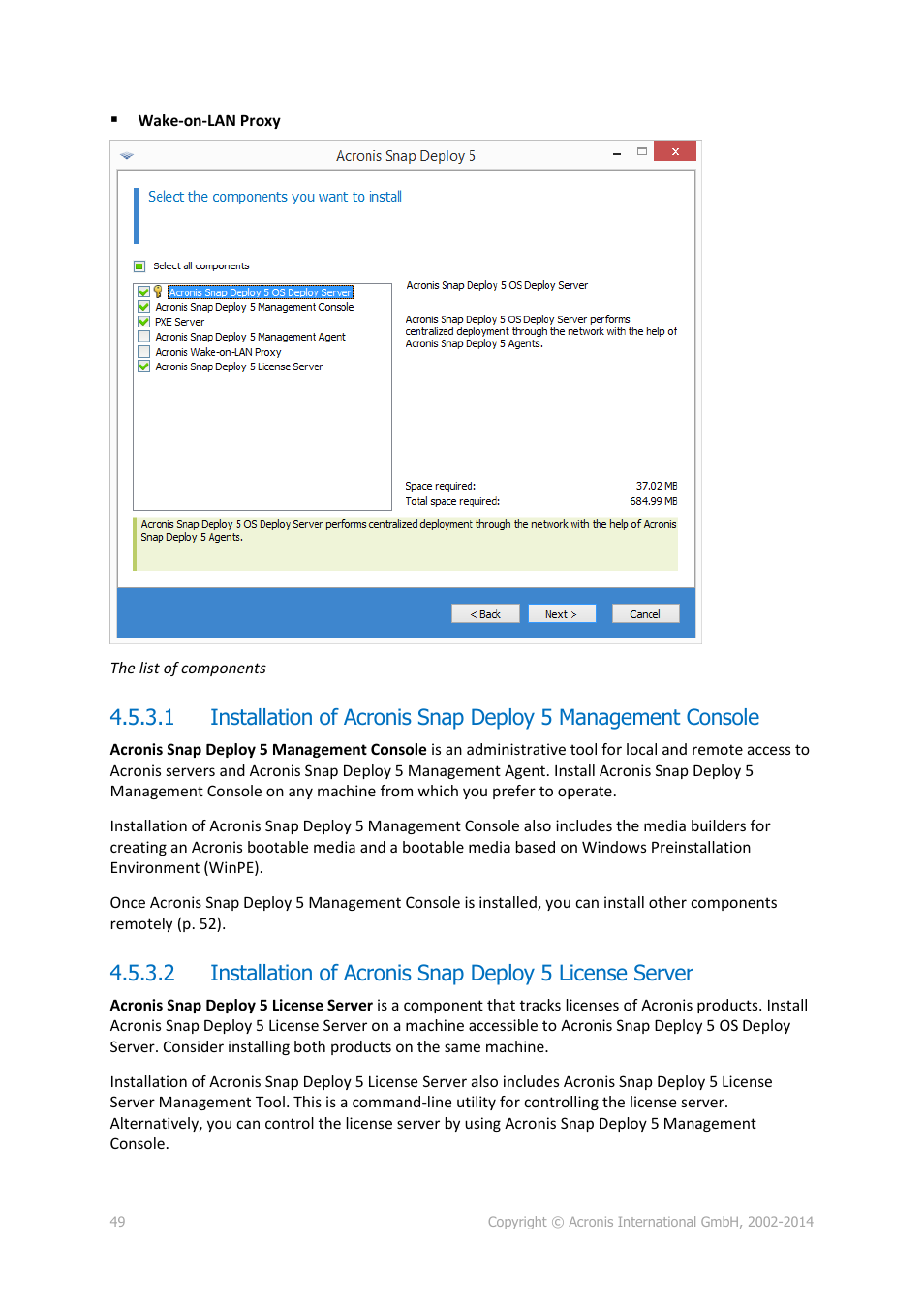 Acronis Snap Deploy 5 - User Guide User Manual | Page 49 / 146