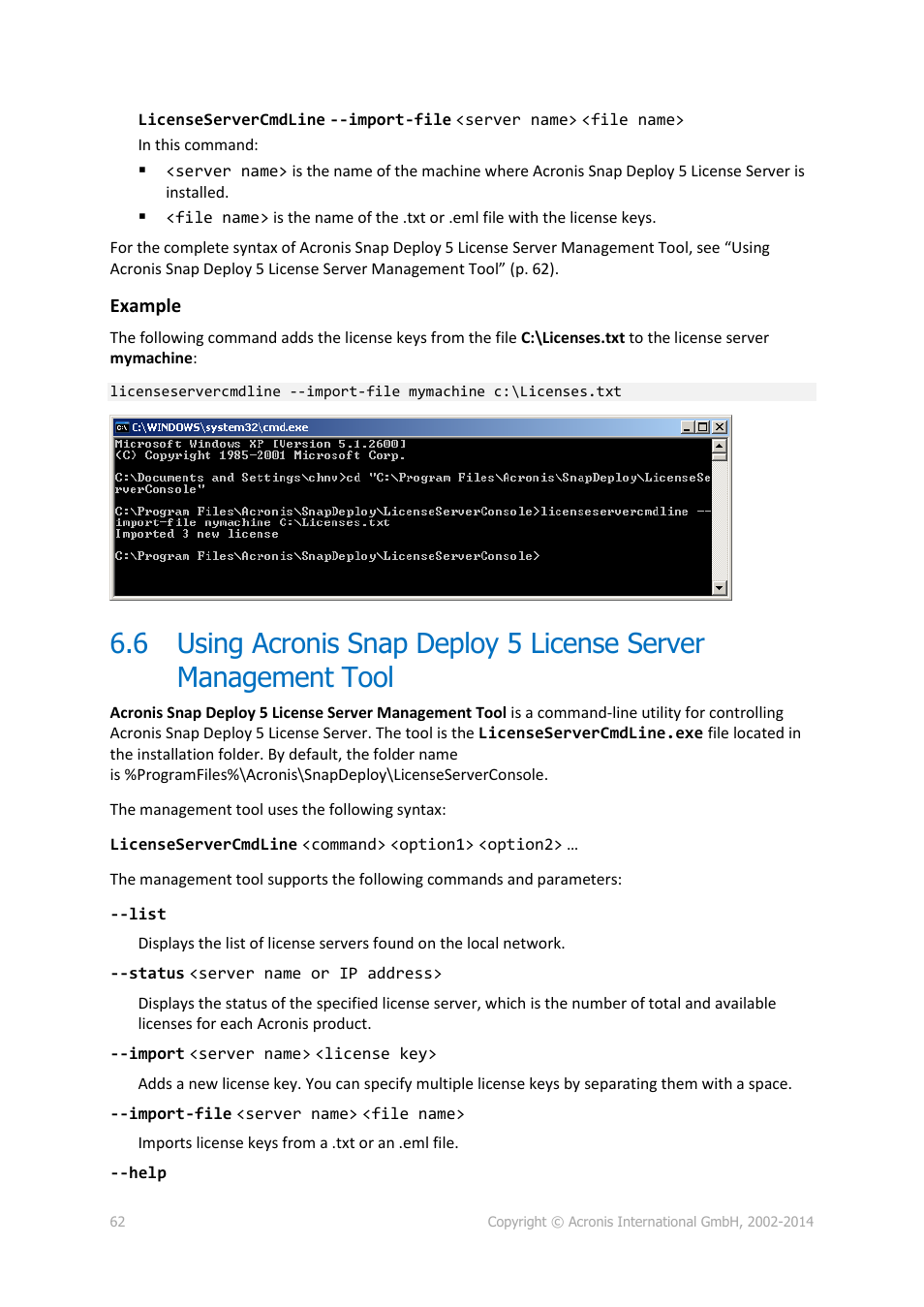 Acronis Snap Deploy 5 - User Guide User Manual | Page 62 / 146