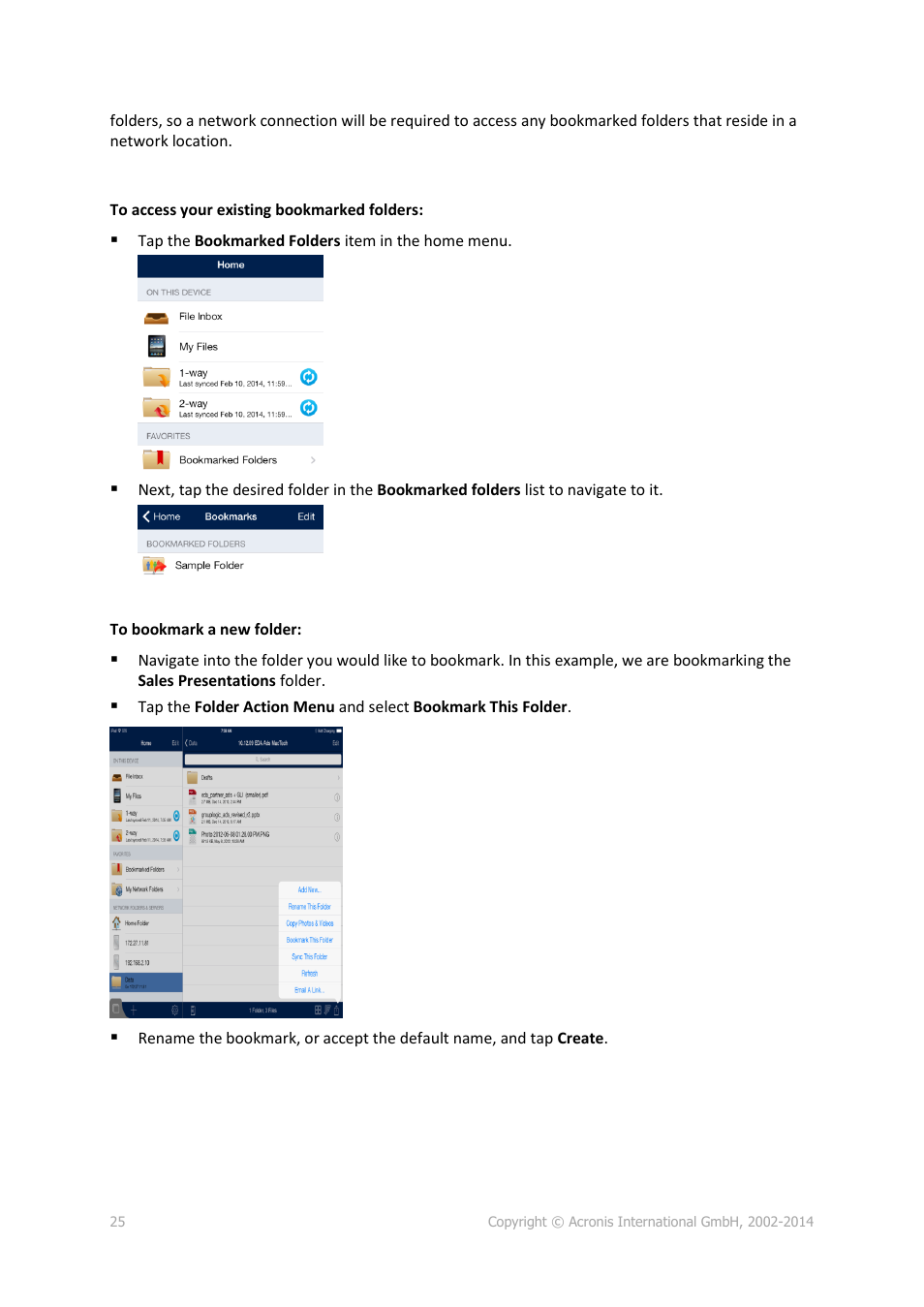 Acronis Access Advanced - User Guide User Manual | Page 25 / 97