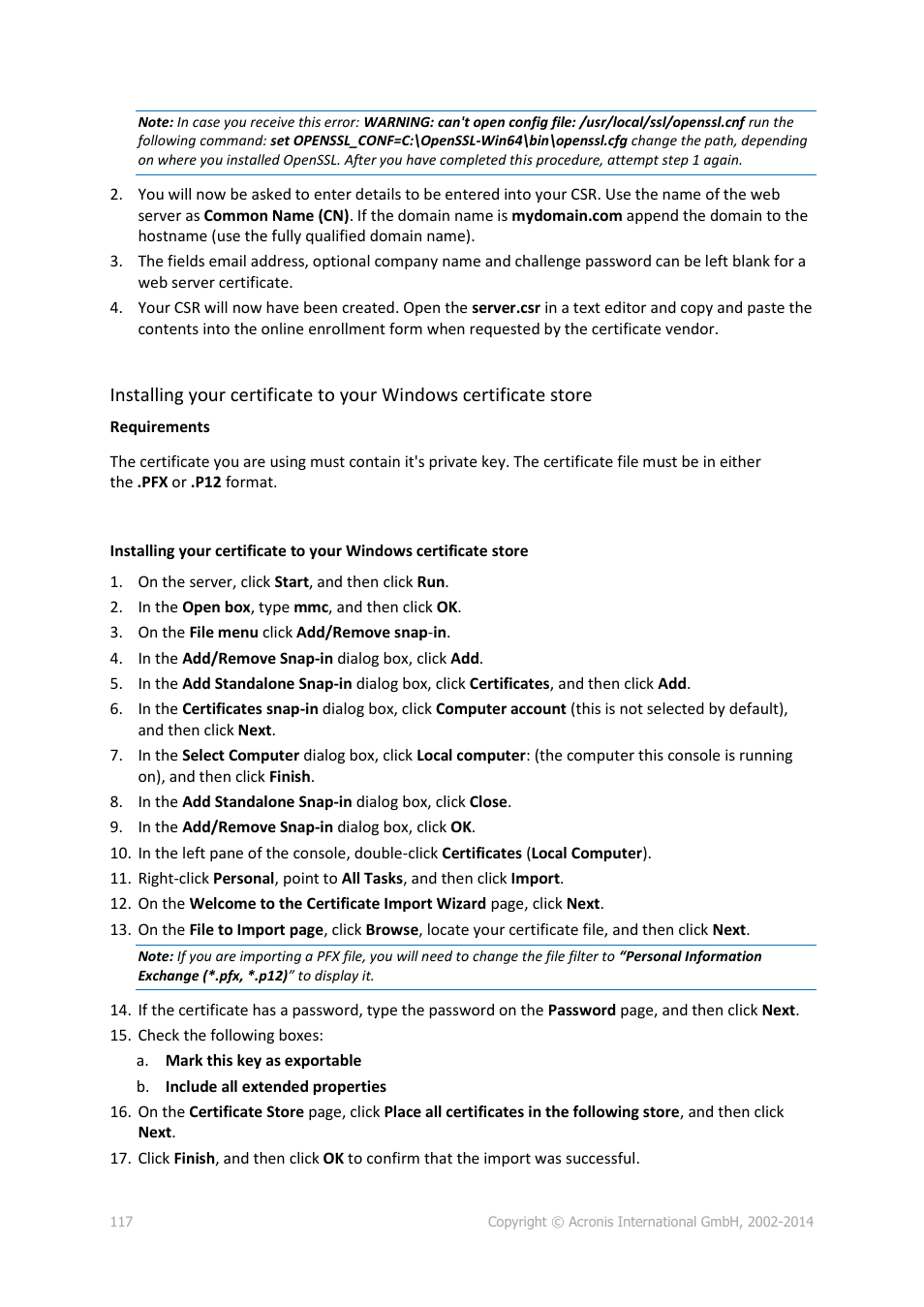 Acronis Access Advanced - Administrator's Guide User Manual | Page 117 / 259