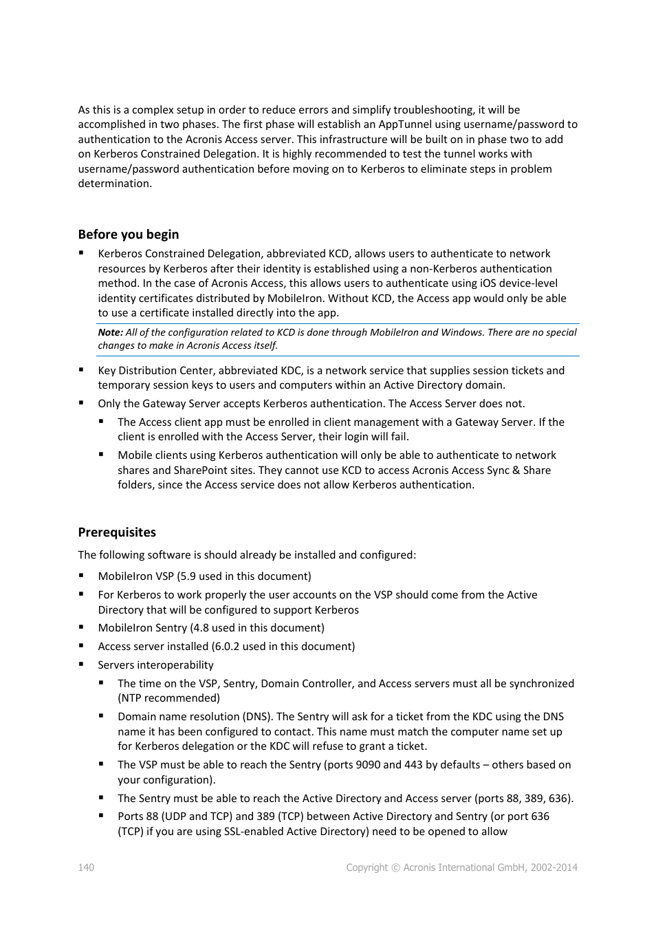 Acronis Access Advanced - Administrator's Guide User Manual | Page 140 / 259