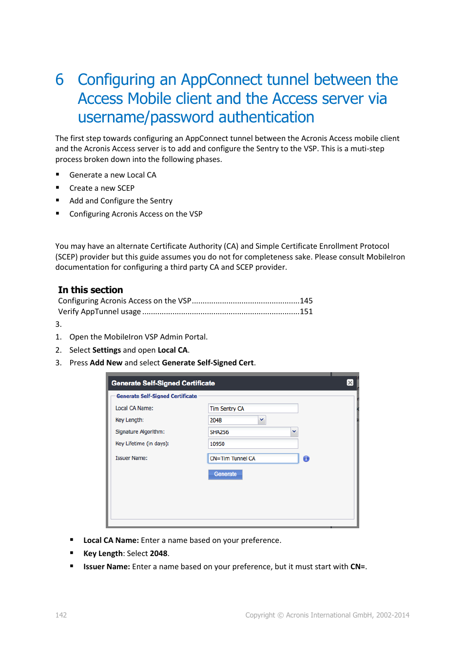 Server via username/password authentication | Acronis Access Advanced - Administrator's Guide User Manual | Page 142 / 259